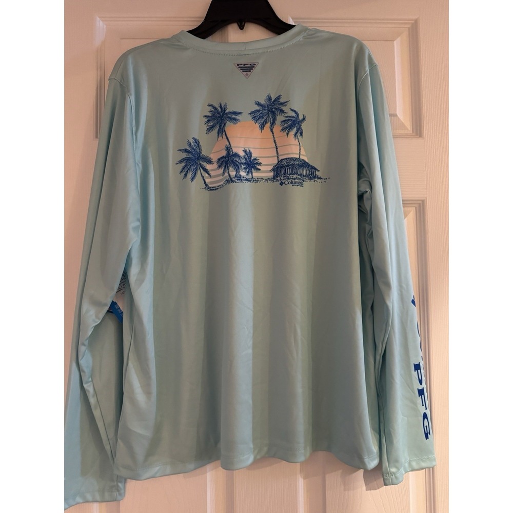 NWT Columbia PFG Women's XL Sun Deflector Long Sleeve Shirt Omni Shade UPF 50
